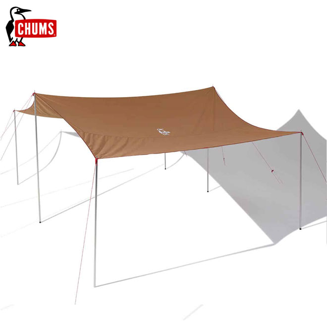 楽天市場】チャムス タープ ブービーT/Cタープスクエア 4人-6人用CHUMS