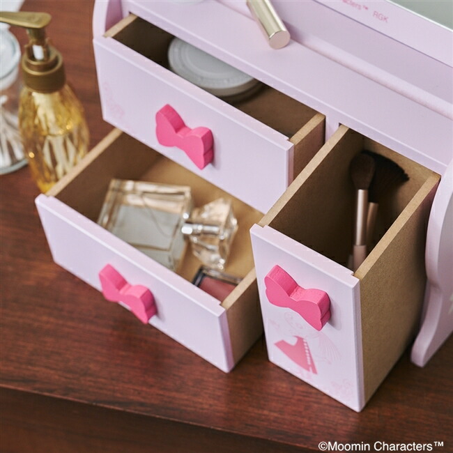 楽天市場】【公式店限定】 MOOMIN ミラー付き木製メイクボックス