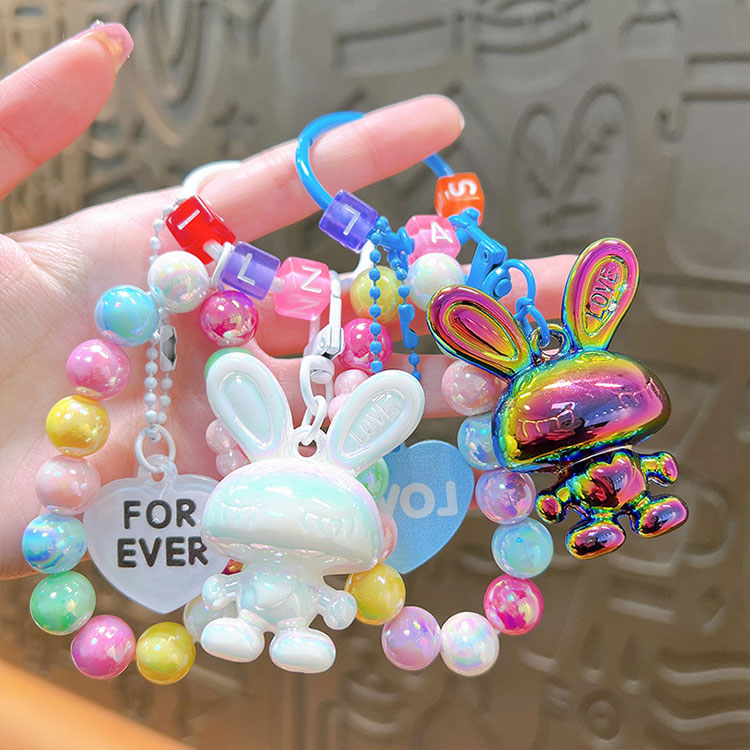 楽天市場】キーホルダー ラビット 韓国雑貨 かわいい うさぎ キー