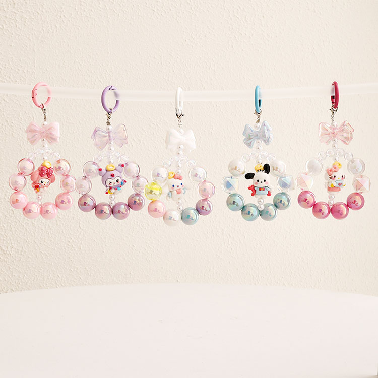 楽天市場】サンリオキーホルダー アクリルビーズ マイメロ クロミ