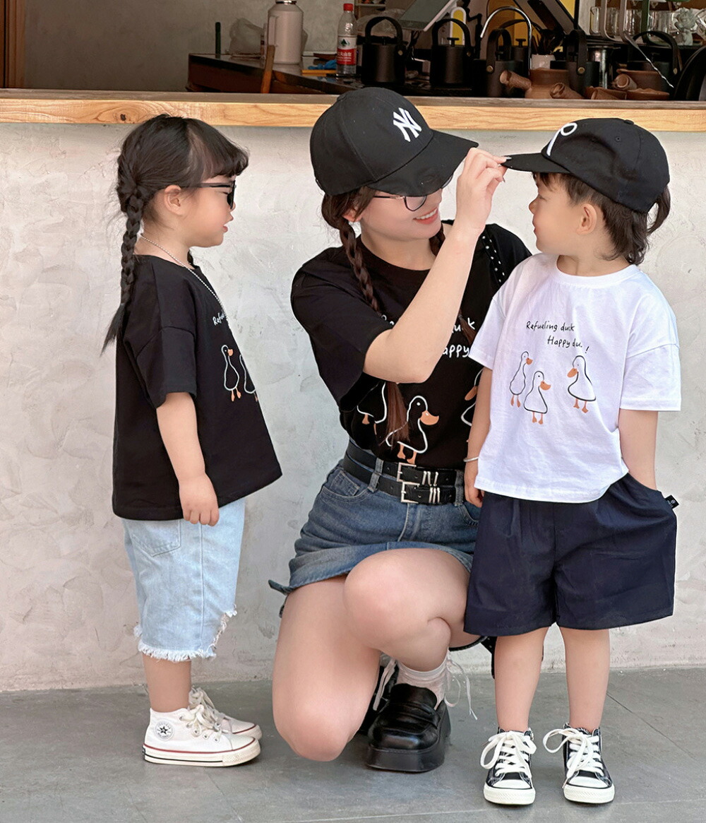 楽天市場】親子 ペアルック tシャツ 親子 ペアtシャツ 家族 お揃い t