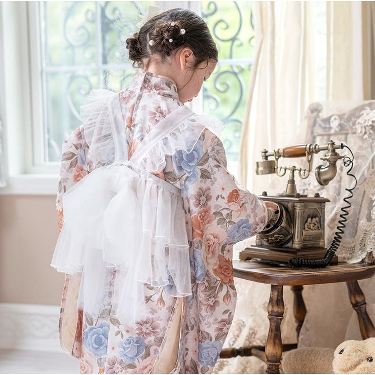 楽天市場】Catherine Cottage チュールフリルエプロン+着物ワンピース