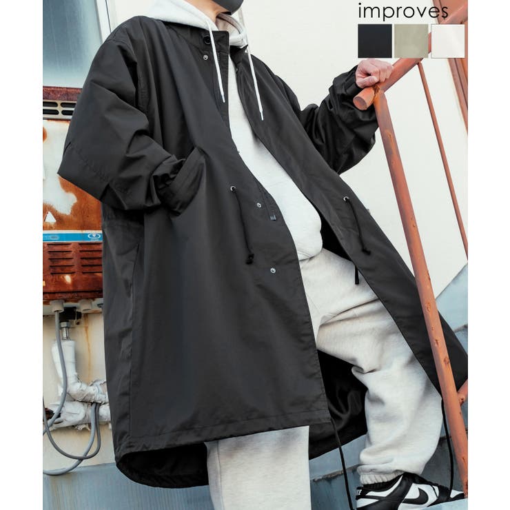 楽天市場】improves モッズコート メンズ UAU ワオ タスラン ナイロン