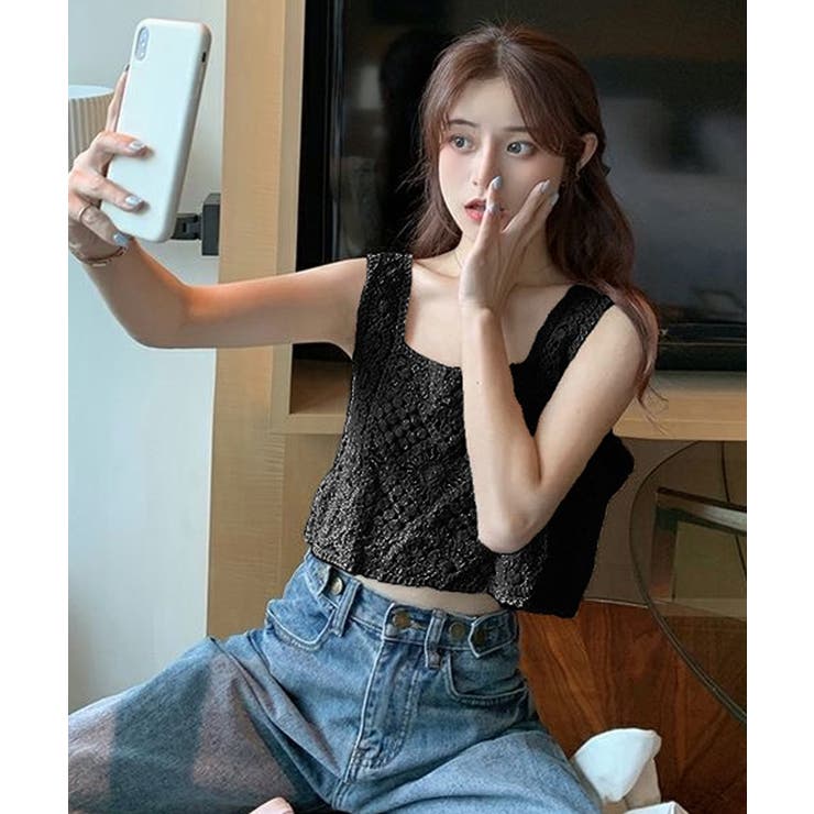 楽天市場】ShopNikoNiko 冬新作 かぎ編み ニットビスチェ ma サマー