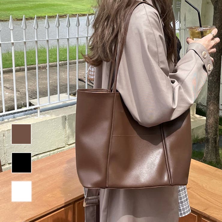 楽天市場】Amulet ポーチ付きフェイクレザーバッグ トートバック