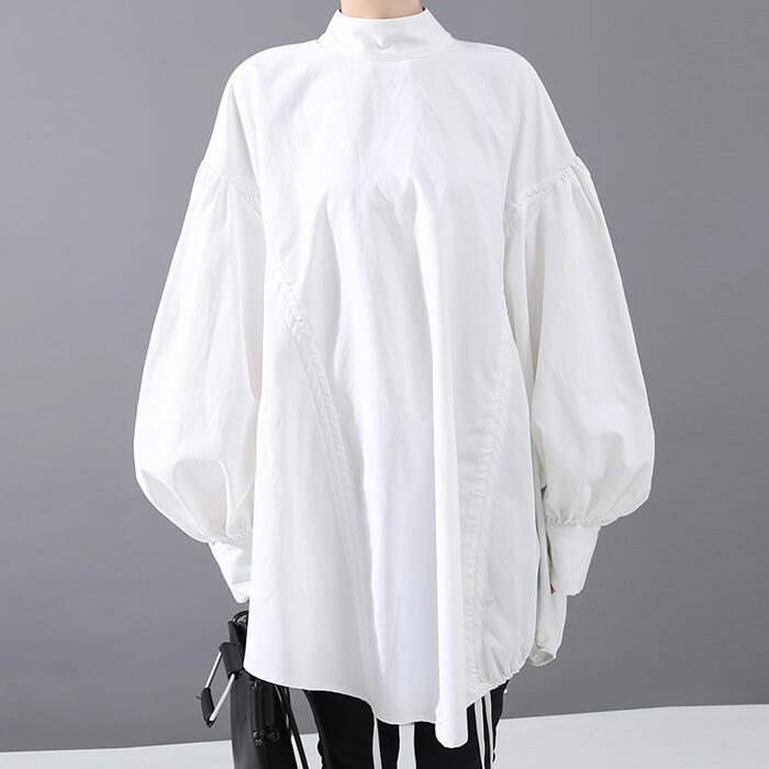 楽天市場】変形デザイン トップス レディース パフスリーブ モード系