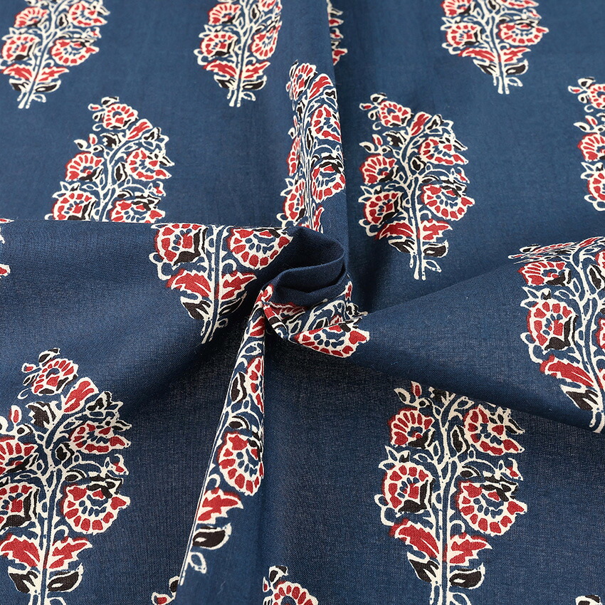 楽天市場】インドブロックプリント PRT11907 50cm単位 | 切売り