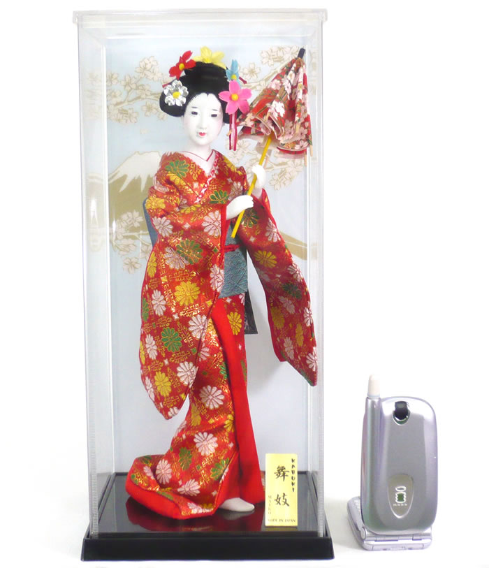 楽天市場】【日本人形】【J012】日本人形5号ケース入り【舞妓】【新作