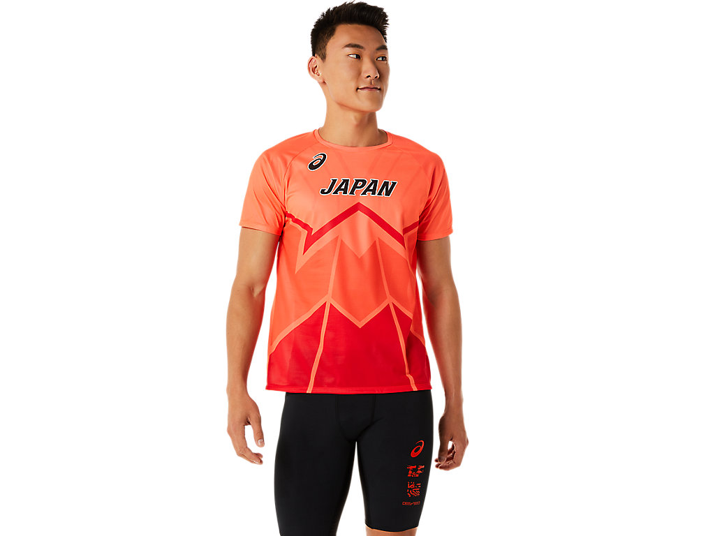 楽天市場】【送料無料】アシックス 陸上日本代表レプリカ半袖シャツ