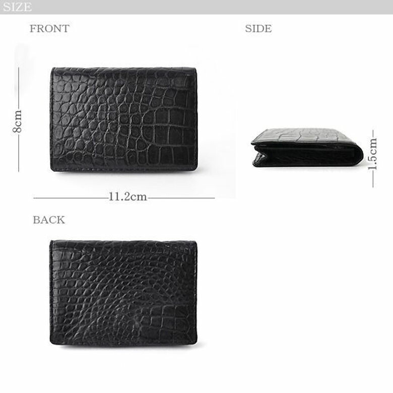 楽天市場】カードケース 名刺入れ カード入れ 本革 クロコダイルレザー