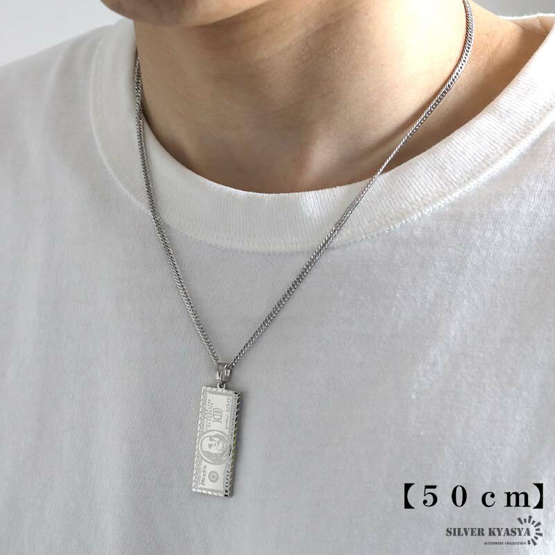 楽天市場】ステンレス ドル札ネックレス ドル紙幣 ペンダント