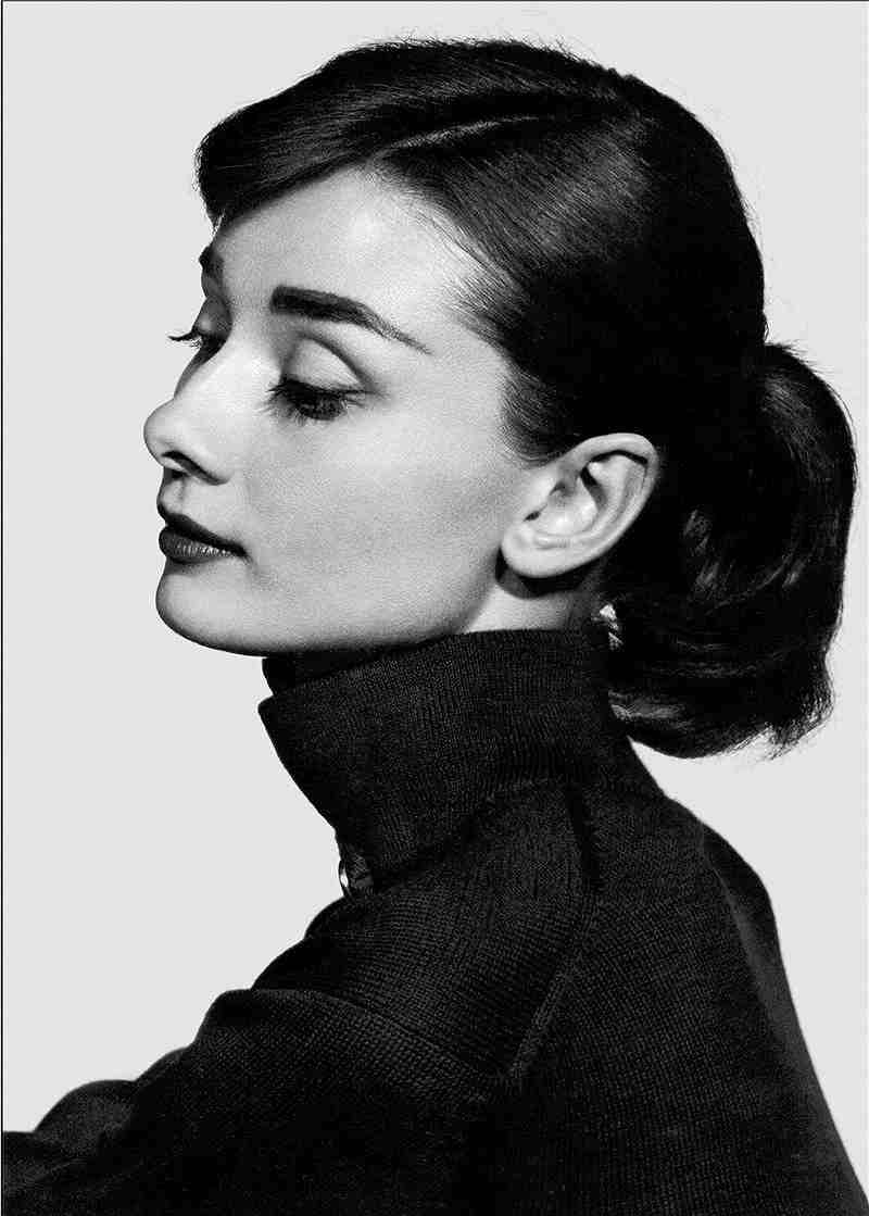 楽天市場】A3額入り アートオードリー・ヘップバーン ポスター