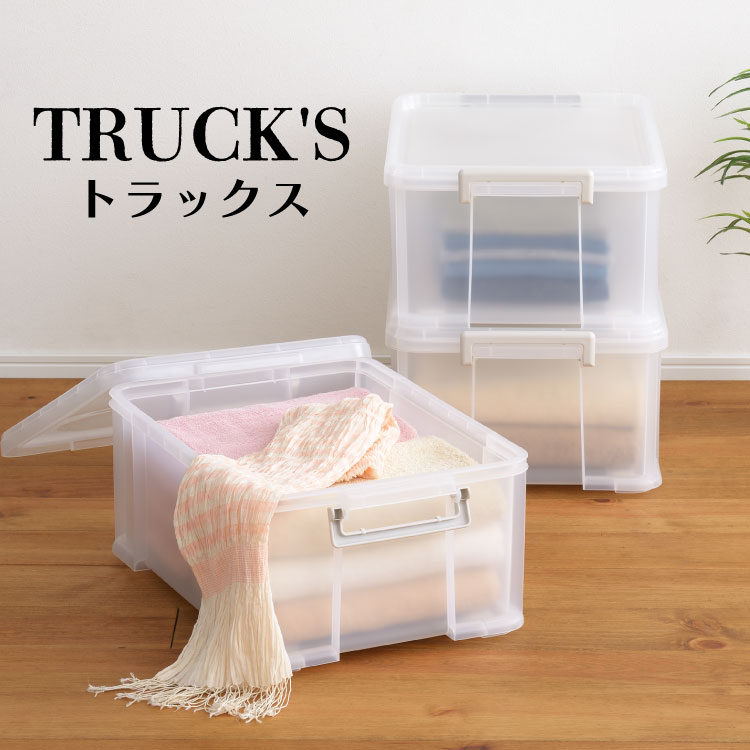 楽天市場】NTK-54LCL【収納ケース】natura トラックス 54L クリア squ+