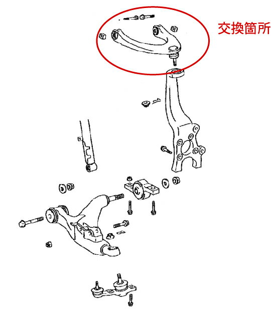 楽天市場】車検OK 鬼キャン 18クラウン 改良版 アッパー アーム 20 21