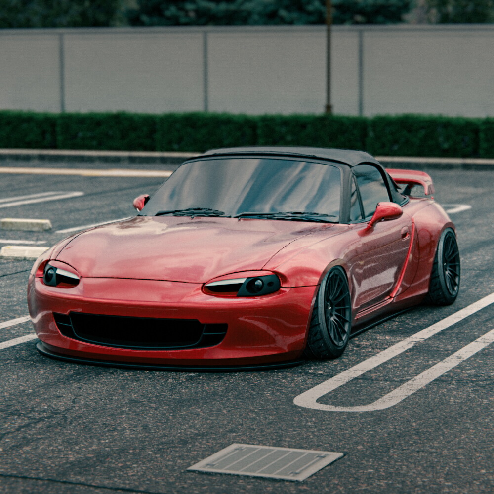 楽天市場】NB ロードスター リア スポイラー ウィング ダックテール