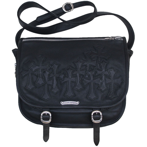 楽天市場】CHROME HEARTS SOFT SHOULDER BAG SMALL BLACK クロムハーツ
