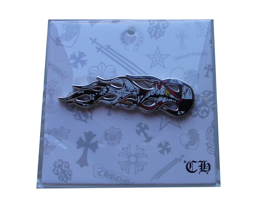 楽天市場】CHROME HEARTS PIN BADGE MATTY BOY FLAMEクロムハーツ