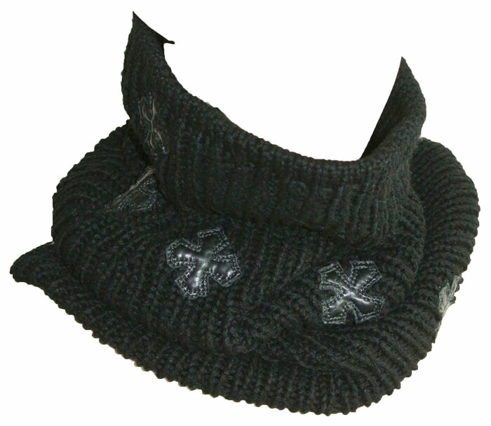 楽天市場】クロムハーツ ネックウォーマー カシミア／クロスパッチ