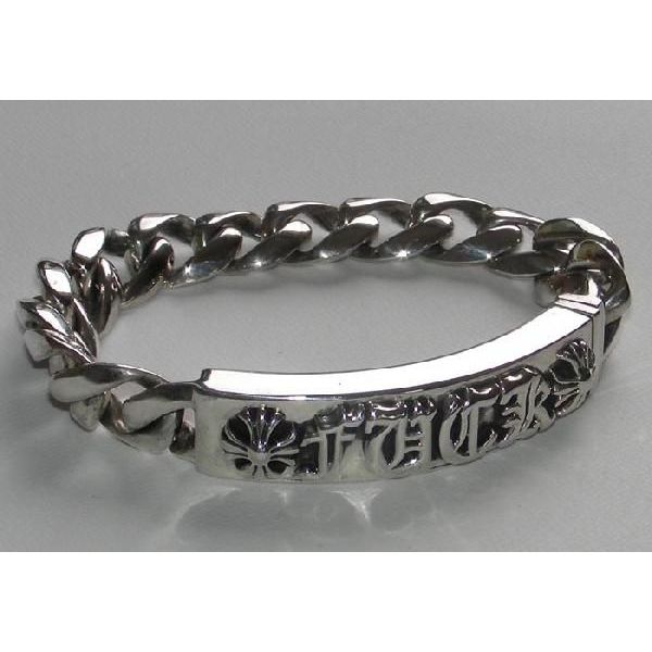 楽天市場】クロムハーツ IDブレスレット FUCK／クラシックチェーン