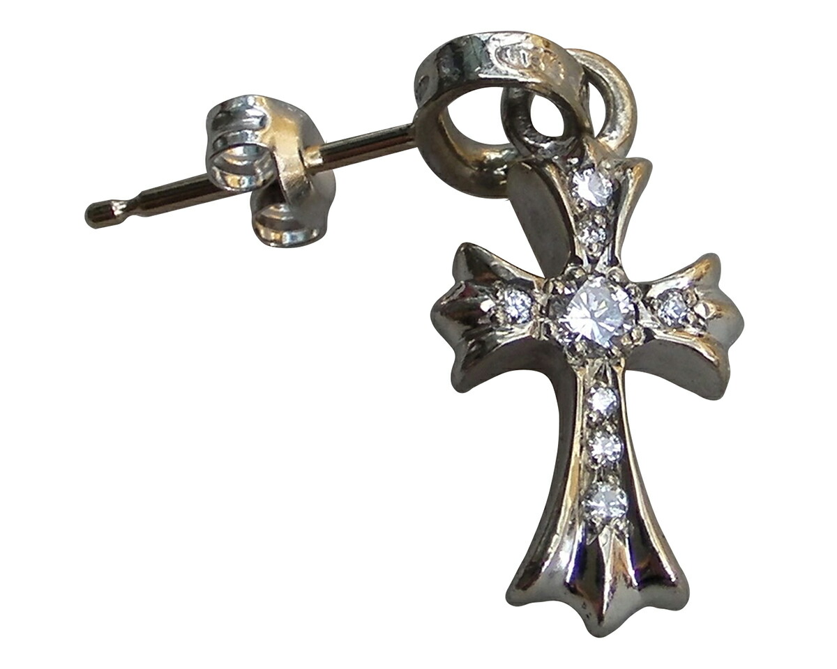 楽天市場】CHROME HEARTS BABY FAT EARRING 18K PAVE DIAMOND クロム