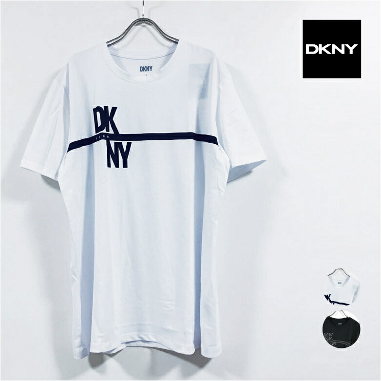 楽天市場】DKNY ダナ キャラン ニューヨーク JUXTAPOSE 半袖 Tシャツ