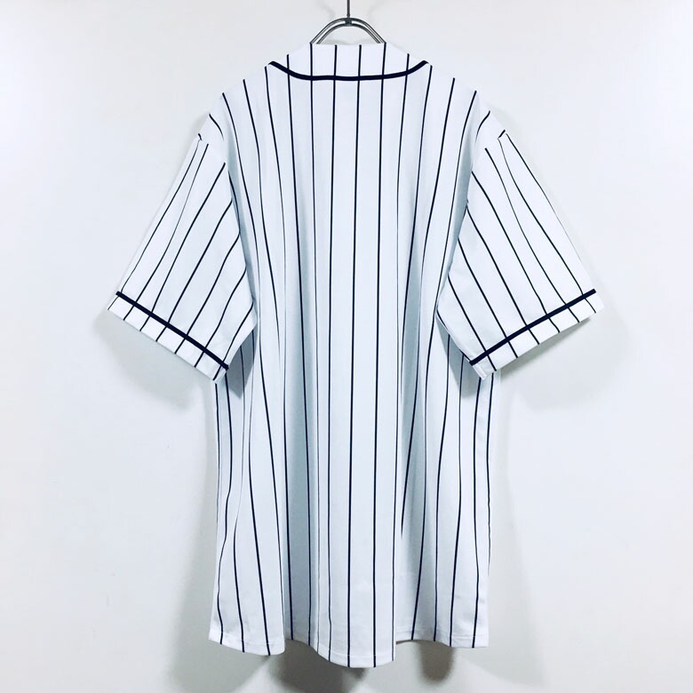 楽天市場】ドライ ストライプ ベースボール シャツ 半袖 メンズ