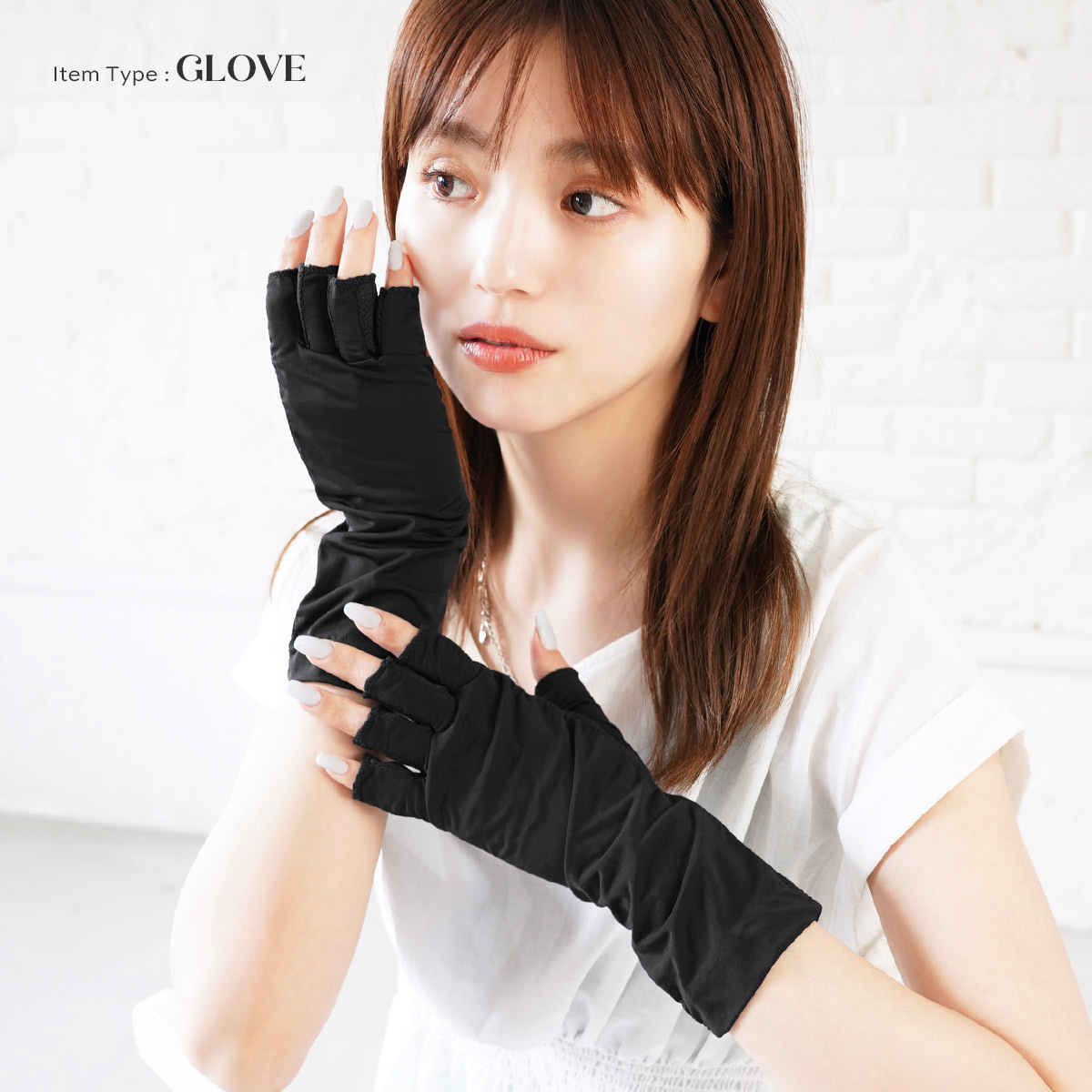 楽天市場】アームカバー ショート おしゃれ ミトン グローブ 冷感