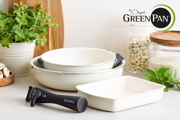 楽天市場】【選べる豪華特典付】GREENPAN クリックシェフ5点セット