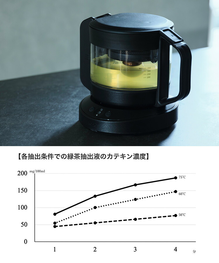 楽天市場】teplo ティーポット 350ml 茶葉2回分付き AI調整