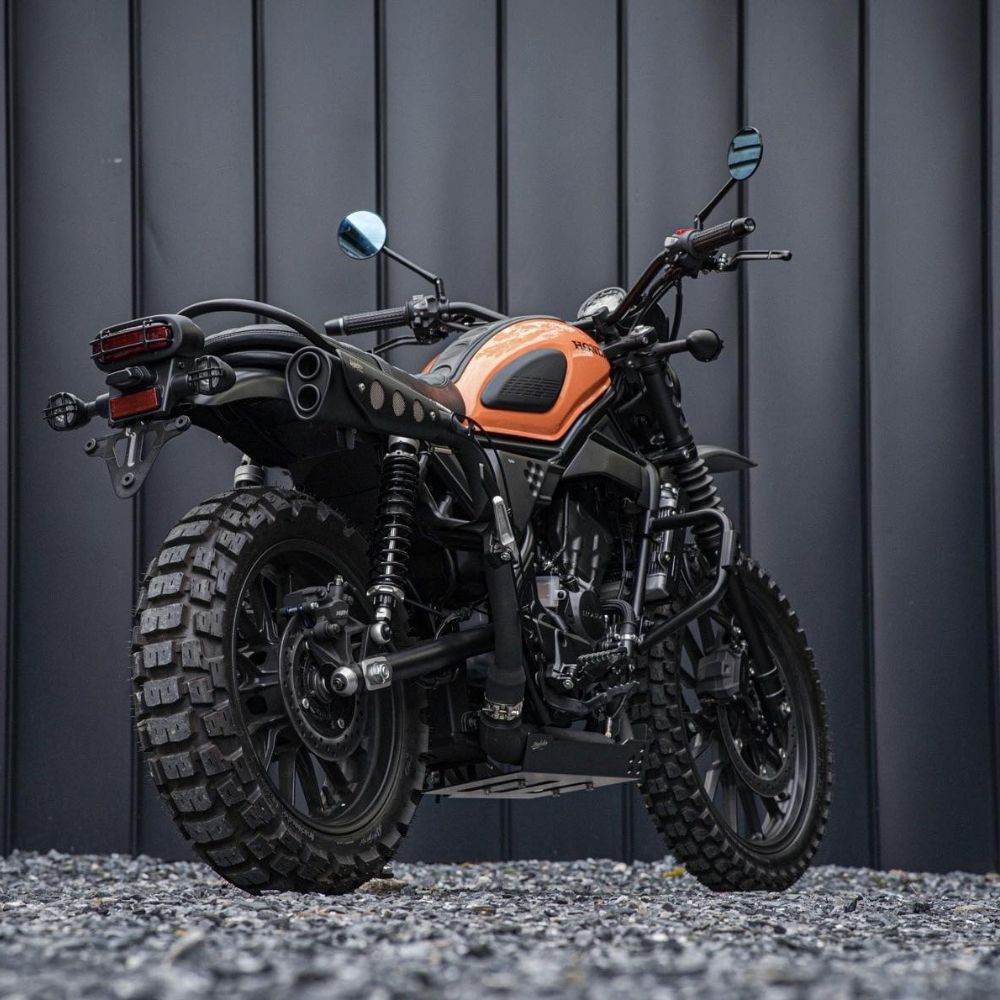 楽天市場】ホンダ CL250/500用 レトロスクランブラーマフラー CL34