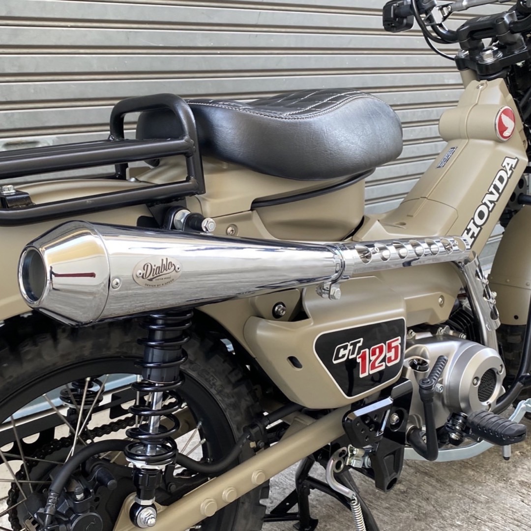 楽天市場】ホンダ ハンターカブ CT125 クロム マフラー CT11Chrome