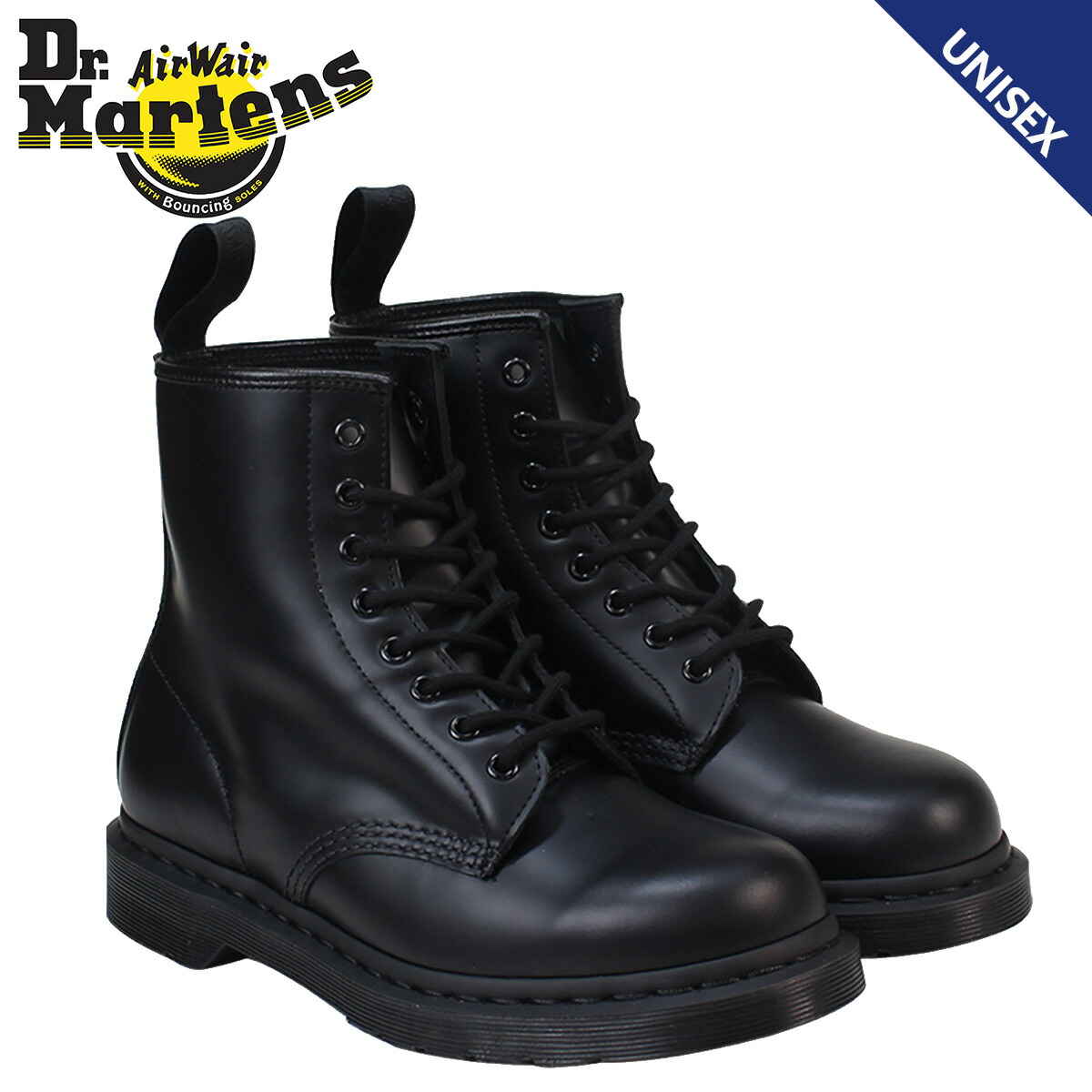 ドクターマーチン CORE 1460 MONO 8 EYELET BOOT Black 14353001