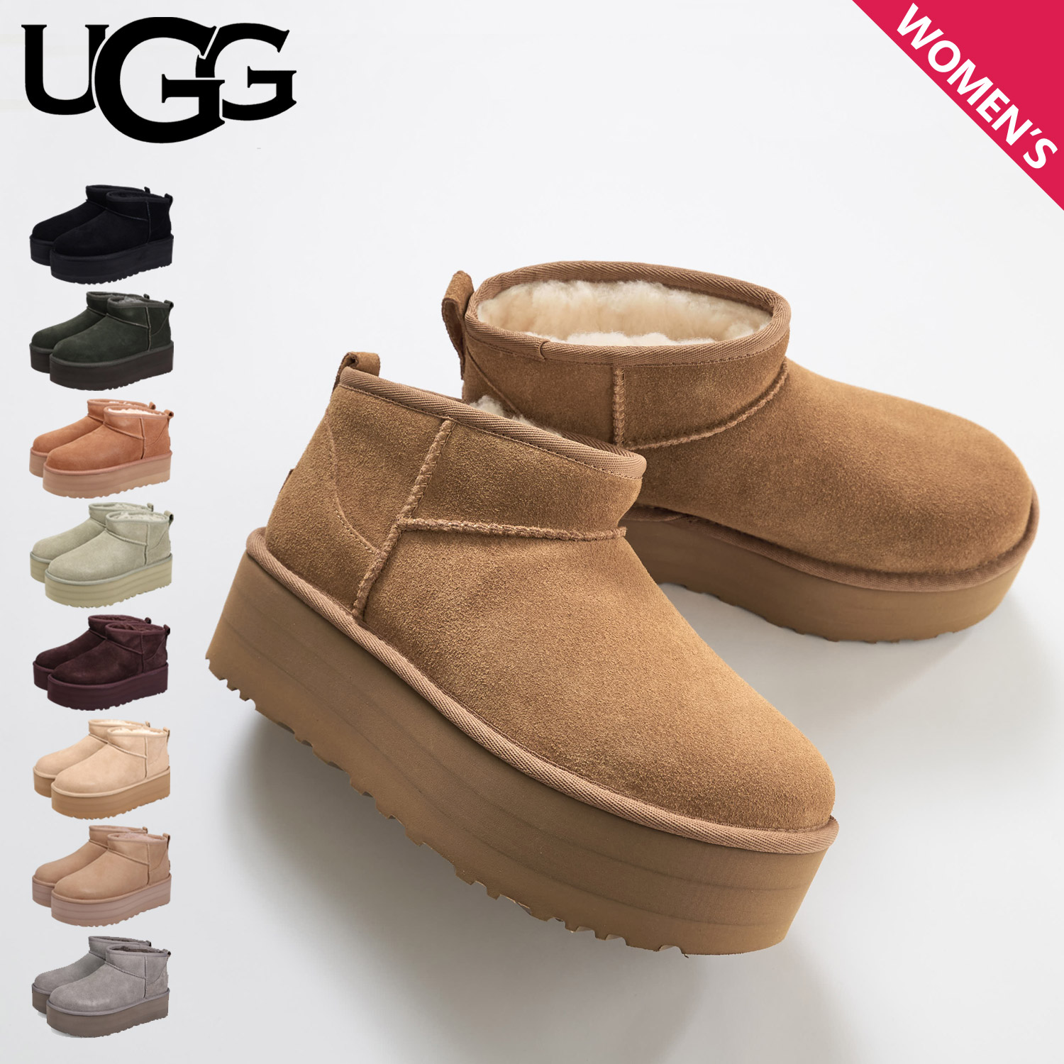 楽天市場】ugg w classic ultra mini platform / アグ クラッシック