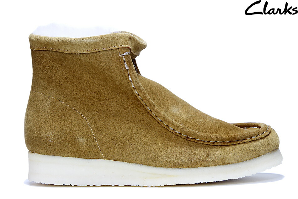 楽天市場】Clarks WALLABEE HI BROWN SUEDE 26169533クラークス