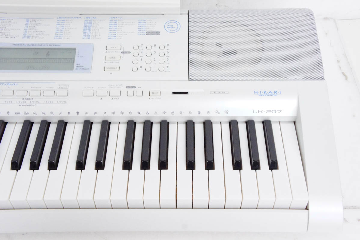 楽天市場】【中古】CASIOカシオ 光ナビゲーションキーボード LK-207