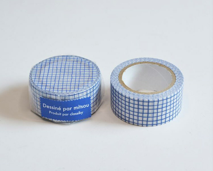 楽天市場】倉敷意匠 Classiky mitsou マスキングテープ 水玉 縞 格子