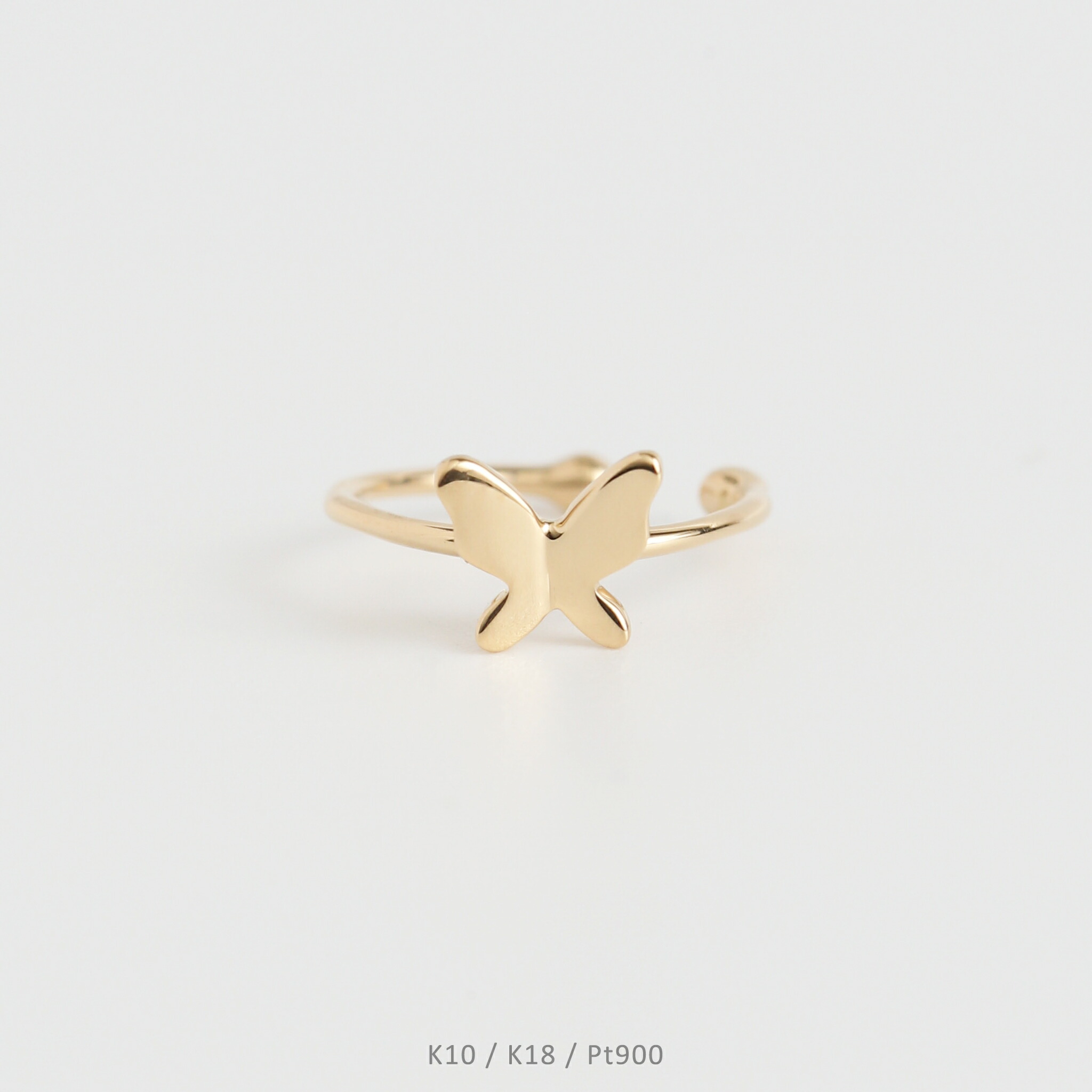 楽天市場】【Butterfly Ear Cuff】 K10/K18/Pt900 バタフライ モチーフ