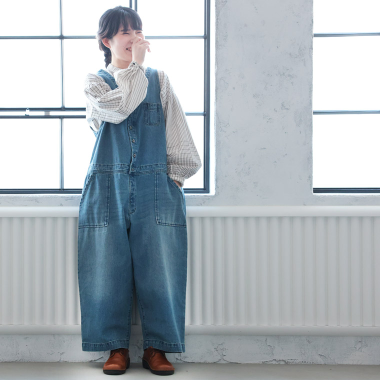 楽天市場】店長のデニムなサロペット M/L/LL/3L/4Lサイズ レディース