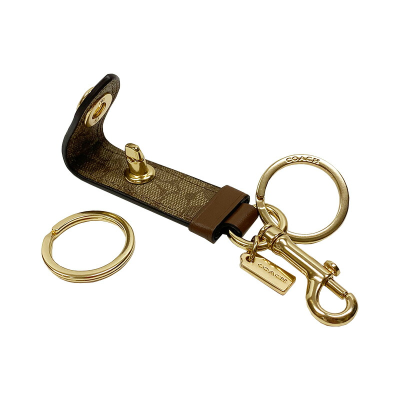 楽天市場】コーチ COACH キーリング シグネチャー トリガー スナップ