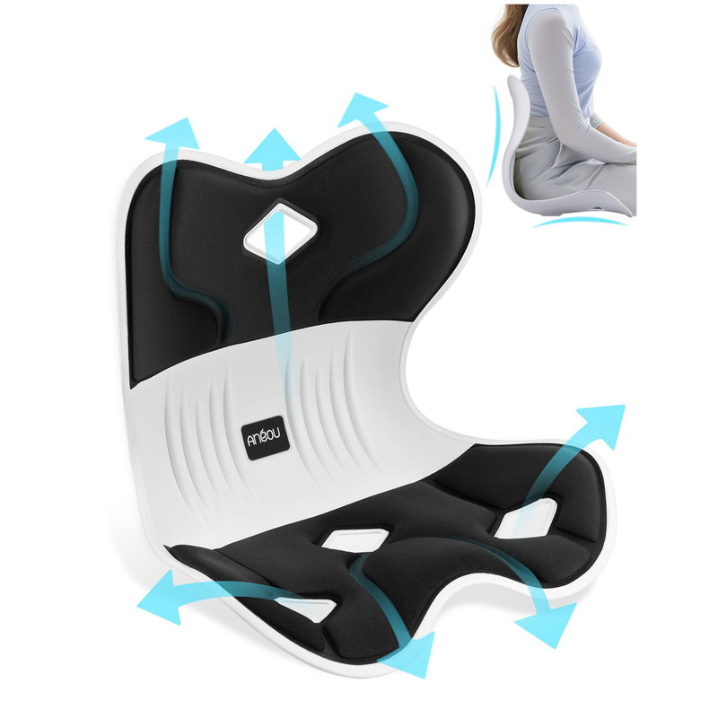 楽天市場】deziyua 骨盤サポートチェア（カラーブラック）（ダイエット