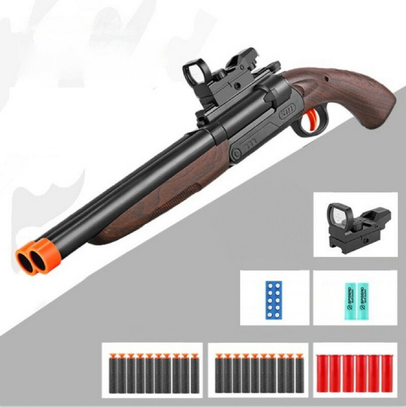 楽天市場】ショットガン風おもちゃ銃 ダブルバレルショットガン 中折れ