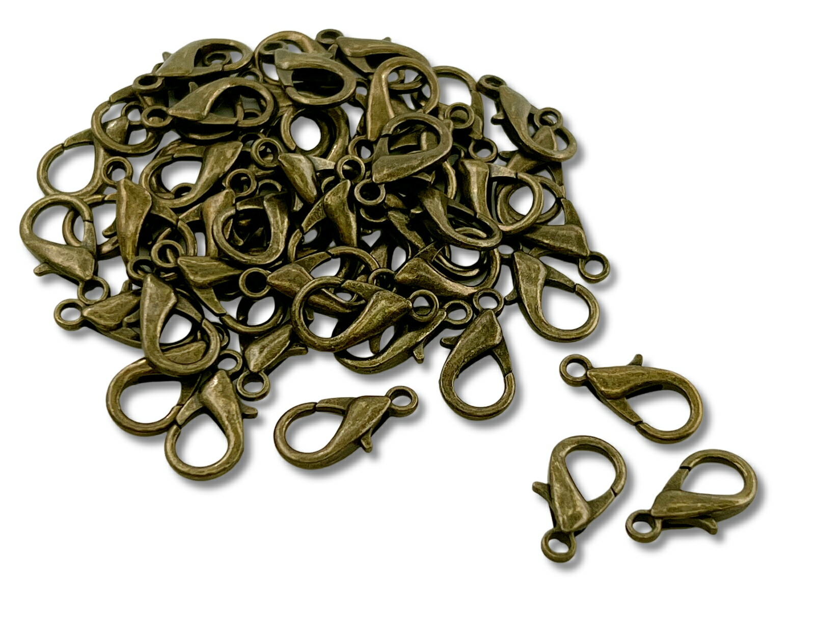 楽天市場】「kk21」 カニカン 丈21mm 約50個入り フック 留め具 副