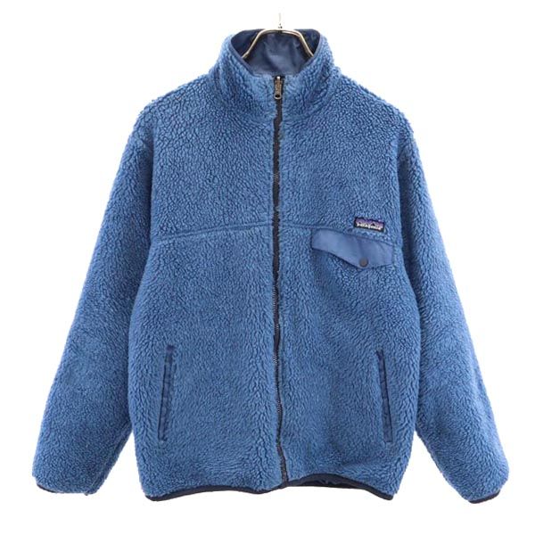 楽天市場】パタゴニア アウトドア リバーシブル ボアジャケット ブルー