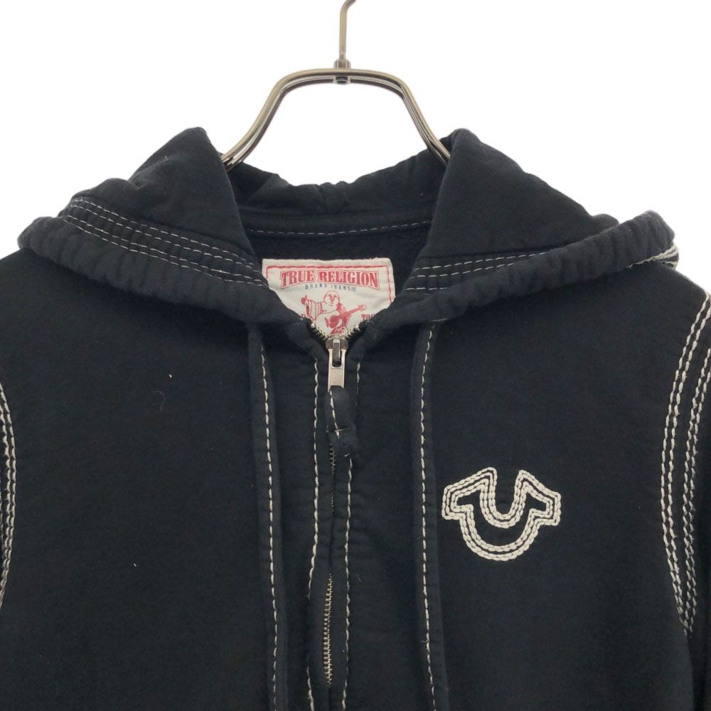 楽天市場】トゥルーレリジョン ステッチ刺繍 長袖 ジップパーカー S