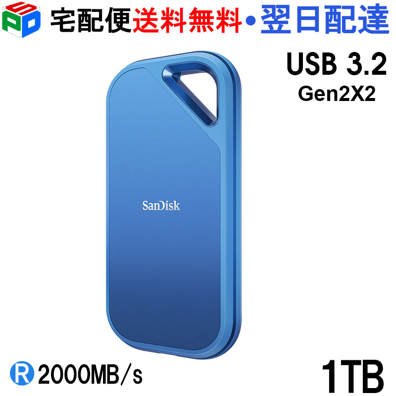 楽天市場】sandisk ポータブルssd 1tb usb3.2gen2の通販