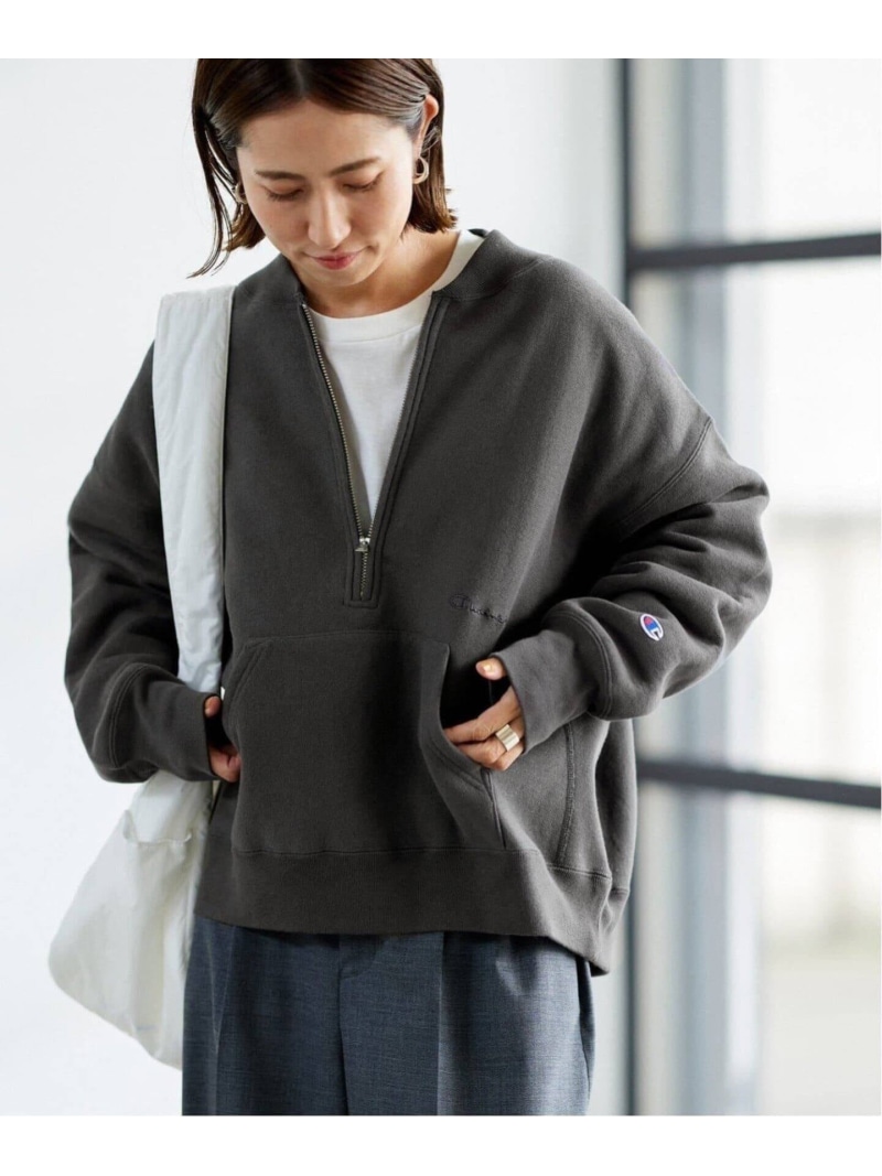楽天市場】≪追加≫Champion/チャンピオン 別注ハーフZIPリバース