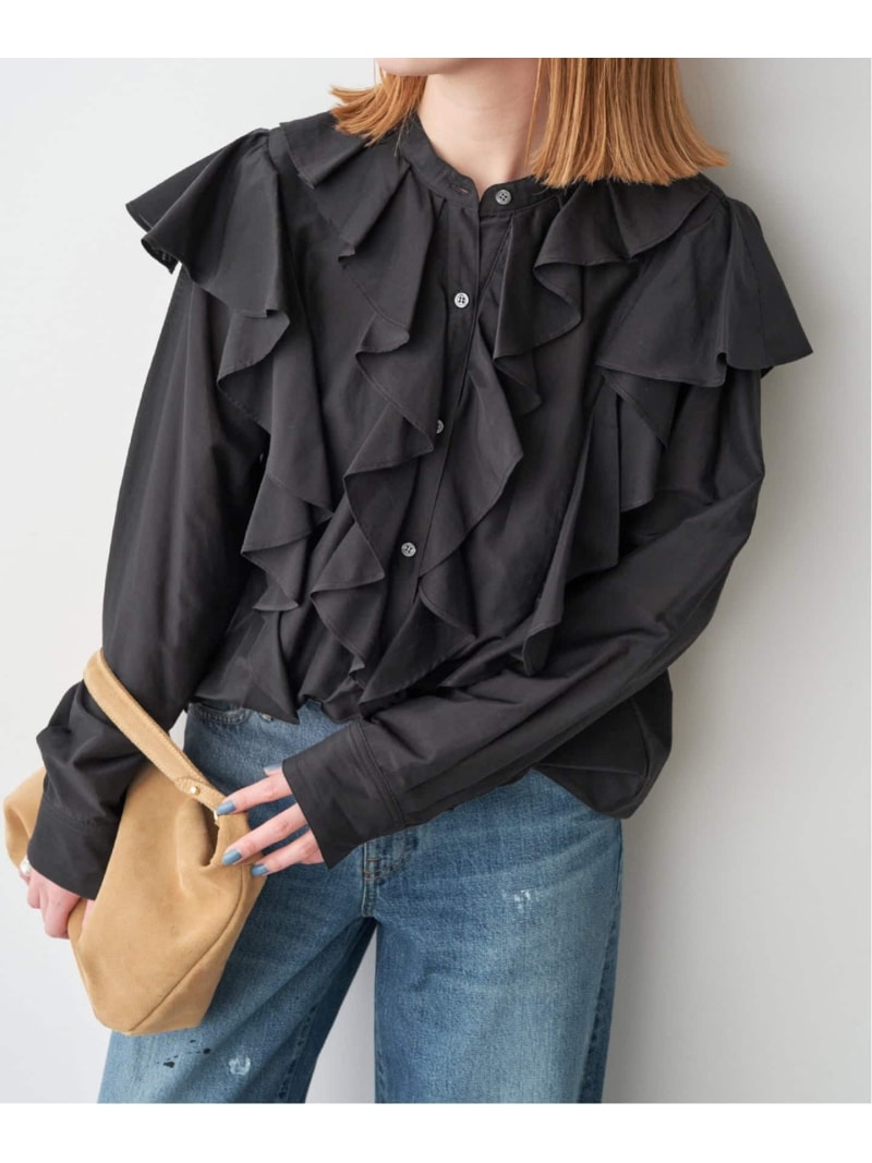 楽天市場】フリル ブラウス スピックアンドスパンの通販