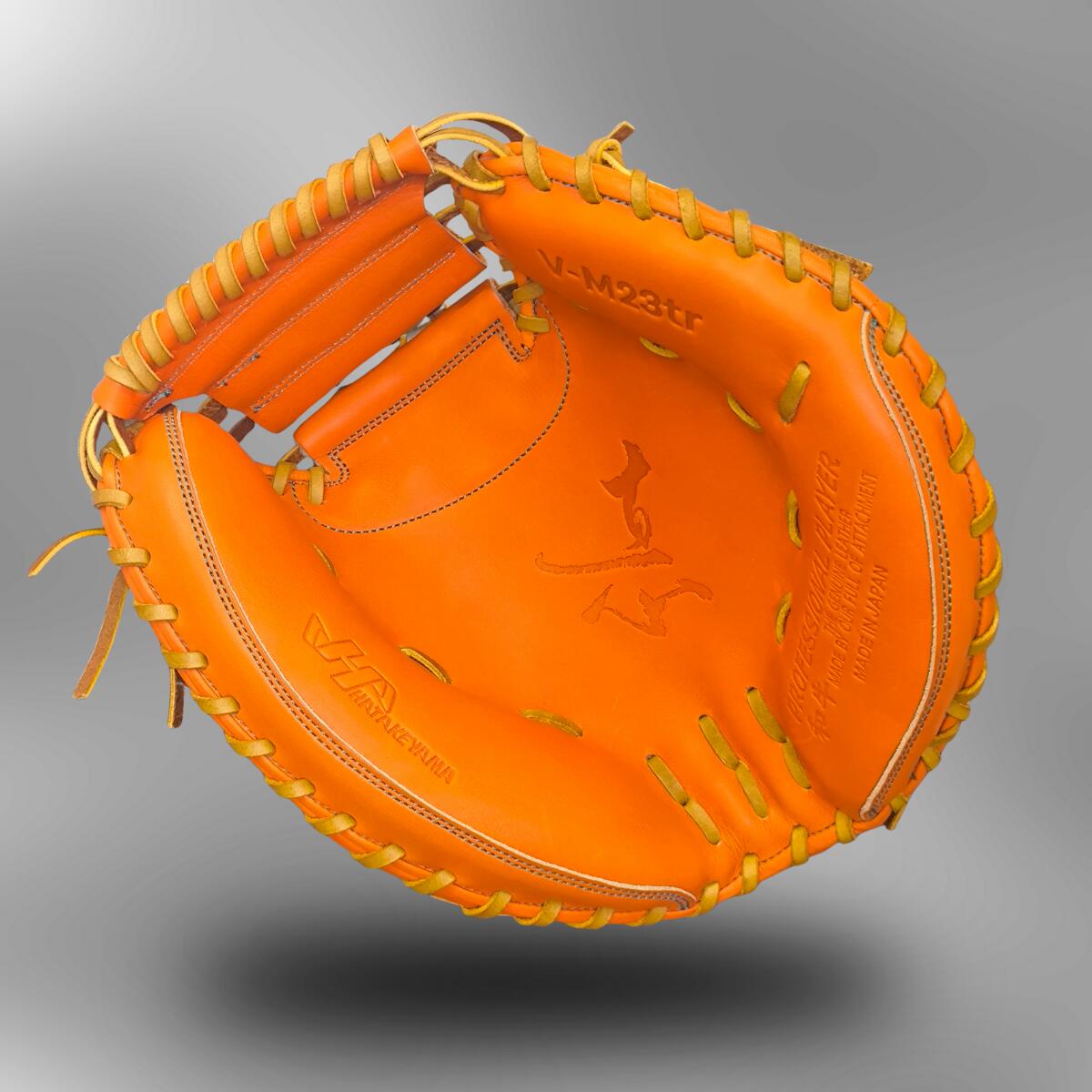 楽天市場】ハタケヤマ 硬式 キャッチャーミット 伏見モデル M23型 V