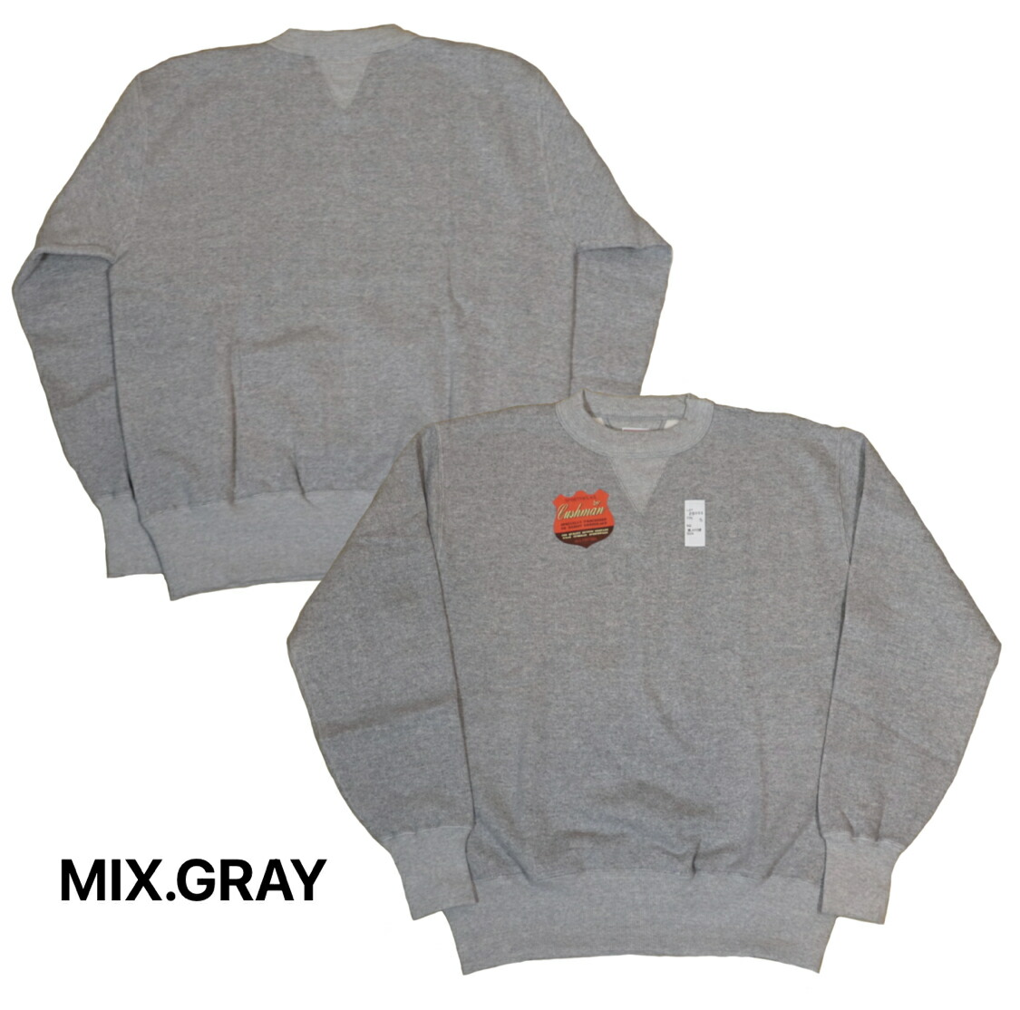 楽天市場】CUSHMAN (クッシュマン) SWEAT SET IN SLEEVE [26901