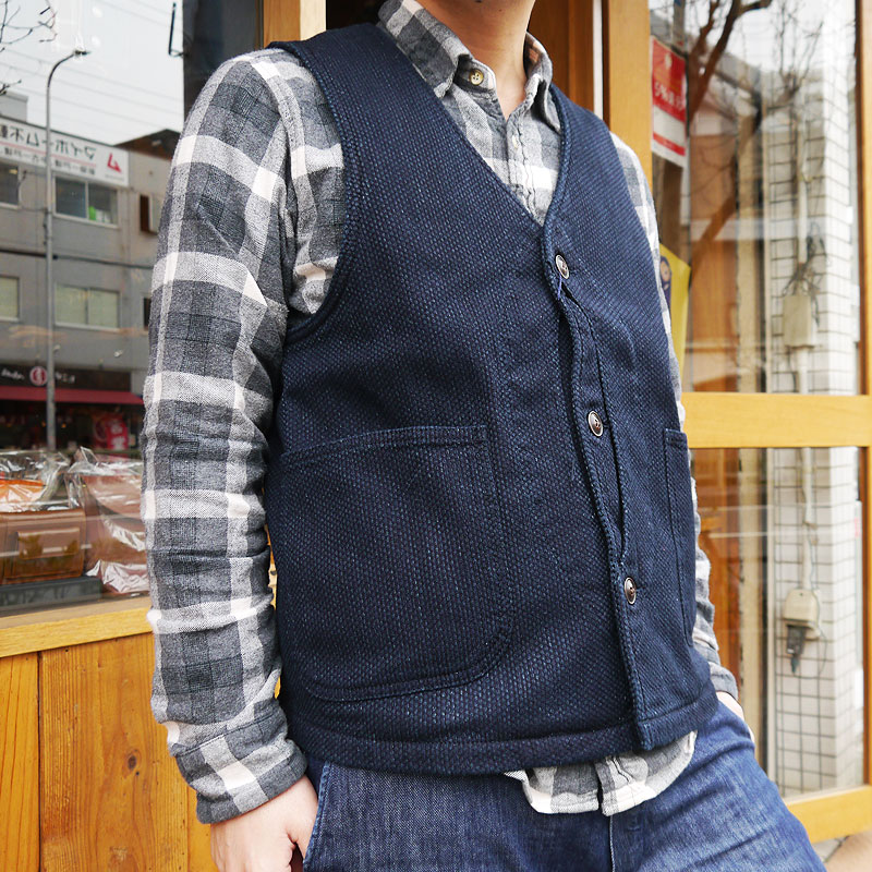 楽天市場】ジャパンブルージーンズ ベスト 刺し子ベスト デニムベスト